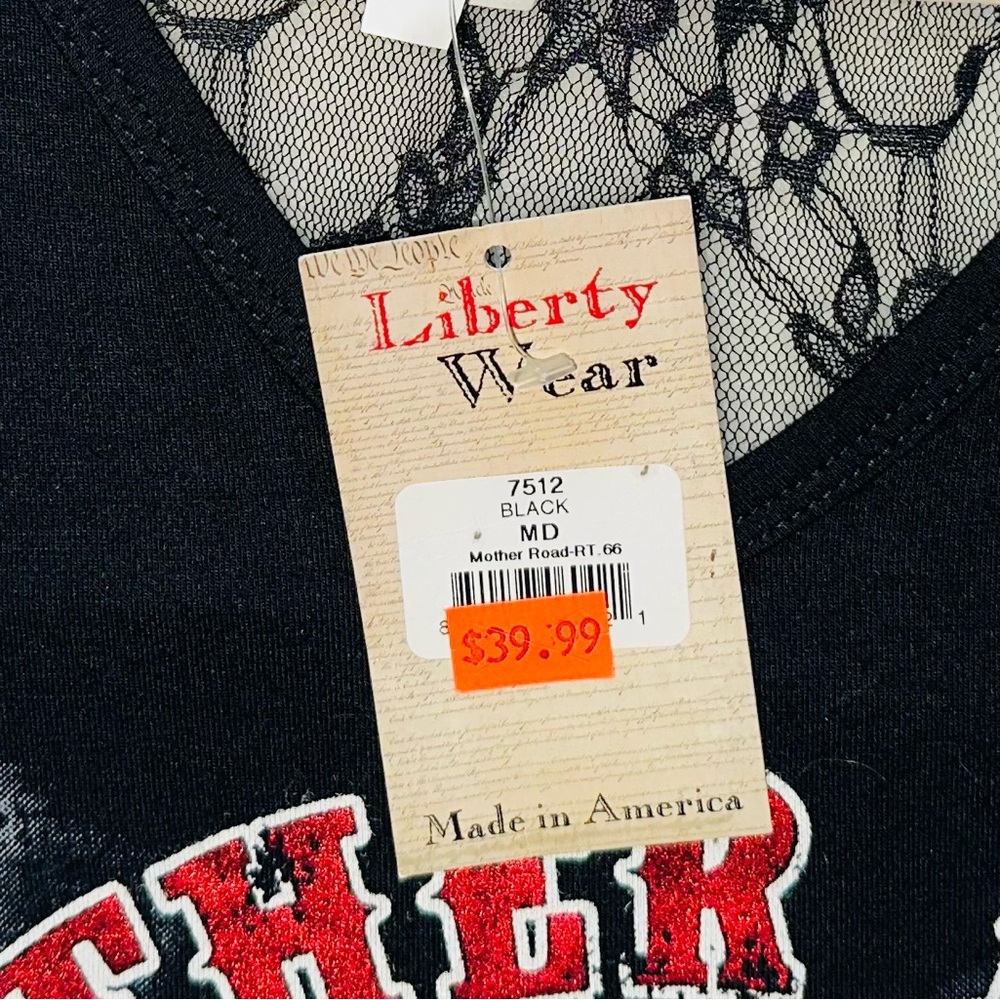 NWT Mother Road Women’s Biker Shirt - Picture 7 of 7